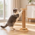 thumbnail image 4 of Sisal Cat Scratching Stand with Toy Ball for Cage 38cm Claw Care Rest Post, 4 of 7
