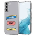thumbnail image 1 of TalkingCase Slim Case Cover Compatible for Samsung Galaxy S22 Plus+ 5G, Don't Care Clear Print, Lightweight,Flexible,Soft, USA, 1 of 7