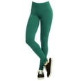 thumbnail image 1 of Leggings Longs pour Femmes en Polyester Spandex, Turquoise, 1 of 1