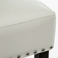 thumbnail image 5 of Erika Brown Backless Leather Bar Stool (Set of 2), 5 of 5
