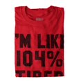 thumbnail image 5 of Im Like 104% Tired Lazy Day Long Sleeve TShirt Men Women Brisco Brands S, 5 of 7