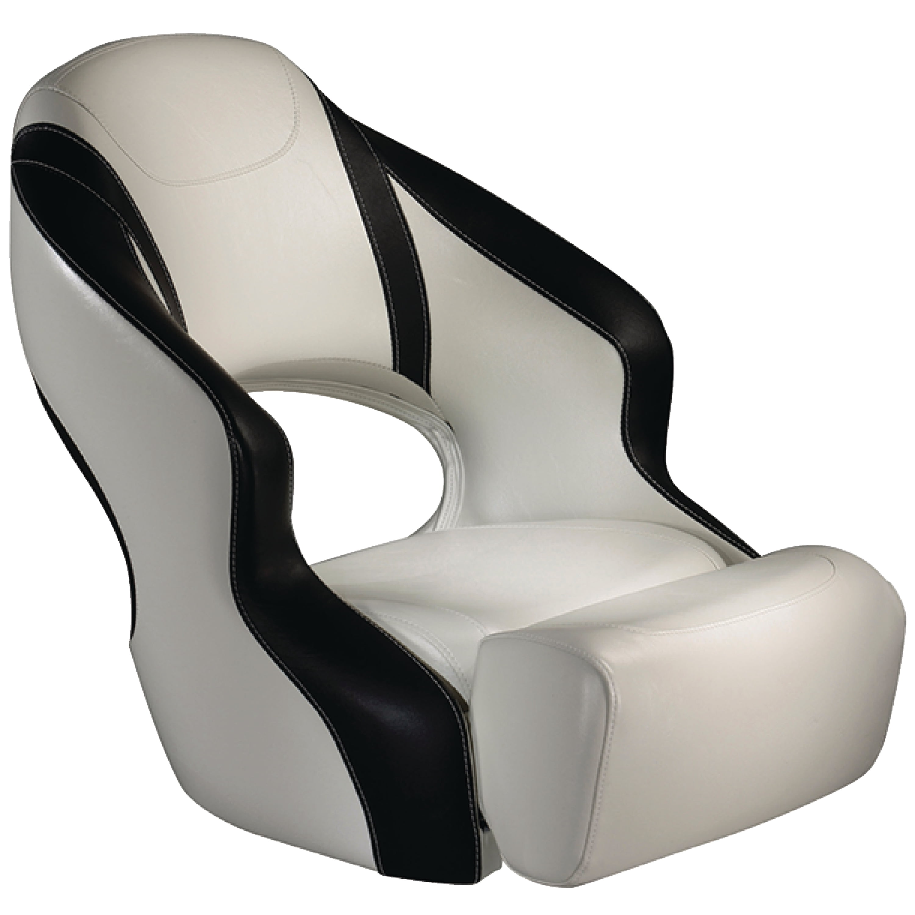 Attwood Aergo Fully Upholstered Boat Seat with FlipUp Bolster