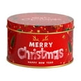 thumbnail image 2 of Christmas Cookie Tins with Lids - Festive Storage Containers for Cookies,Candies & Treats,Metal Reusable Holiday Gift Boxes,Decorative Tinplate Containers,Christmas Wrapping Supplies,2.9x1.8in, 2 of 6