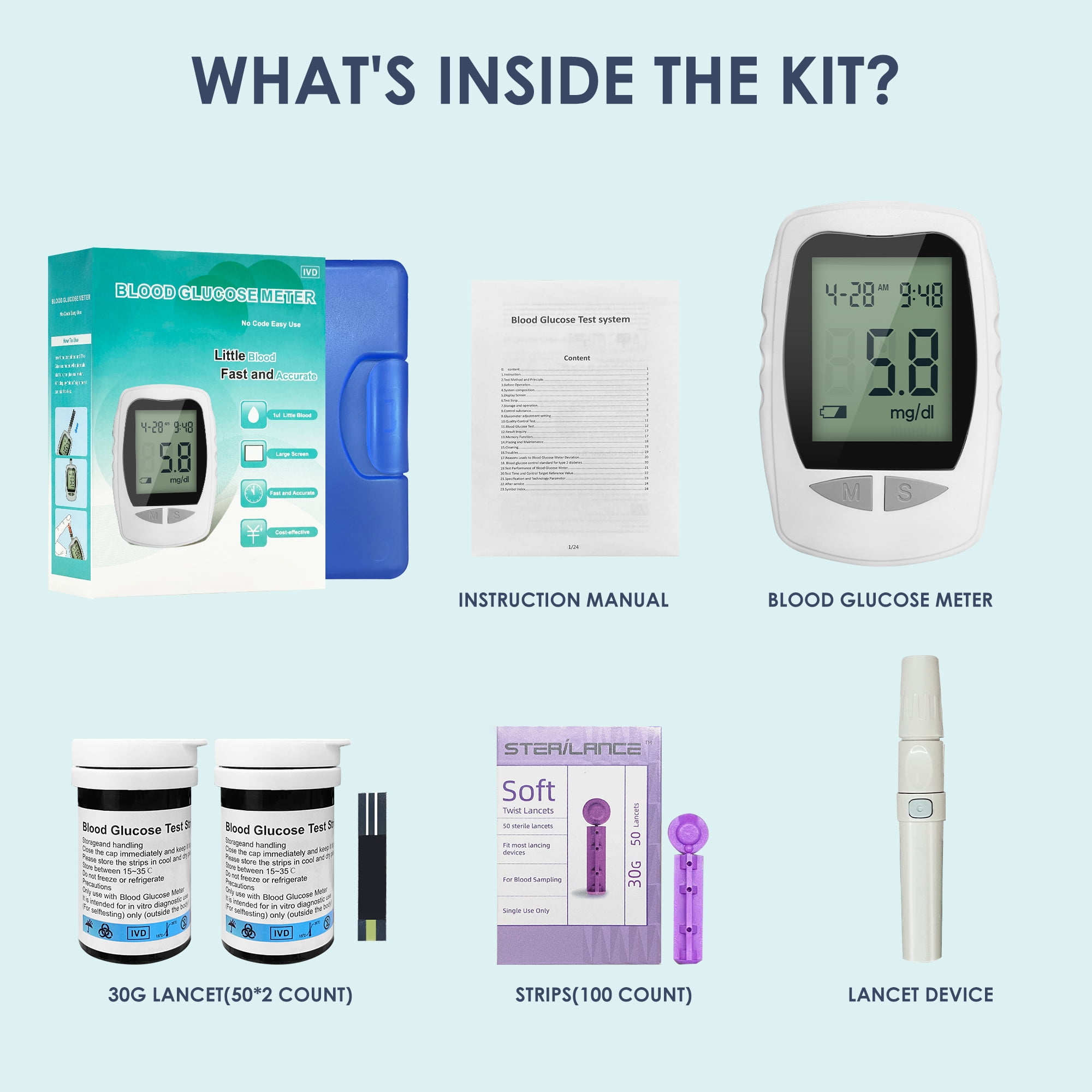 Products, Glucose Meters & Diabetic Test Strips