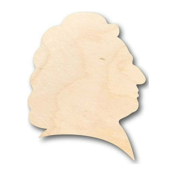 Unfinished Wood Bach Shape - Music - History - Craft - up to 46" DIY 20" / 1/4"