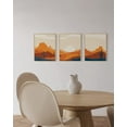 thumbnail image 5 of Haus and Hues Western Art Framed - Set of 3 Southwestern Arizona Desert, Modern Boho Decor, Western Mountain Wall Art for Living Room Nature Southwest Couch Set of 3 Art Print (16"x20" - Framed Beige), 5 of 6