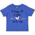 thumbnail image 3 of Inktastic Oma and Opa Love Me Heart Grandchild Boys or Girls Toddler T-Shirt, 3 of 5