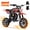 red, variant on 39cc 4-Stroke Gas Dirt Bike ,Mini bike 18mph Max Speed for beginners, Front and Rear Disc Brakes, Rear Suspension, Lightweight 48 Lbs & 17 Inch Seat Height Recommended Height 3'8"-4'5",Red