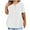 White, variant on ZKCCNUK Womens Tops Summer Tops Cap Sleeve Cotton T Shirts V Neck Tank Top Casual Basics Tee