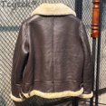 thumbnail image 5 of Abrigo de piel de invierno Tcyeek para mujer, chaqueta de moto de cuero auténtico, ropa para mujer, chaquetas de piel de oveja natural cálidas, chaquetas gruesas, 5 of 5
