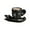 Black, variant on TIMIFIS Mug Products Ceramic Top Coffee Mug With Plates And Spoon Kitchen Gadgets Kitchen Gadgets
