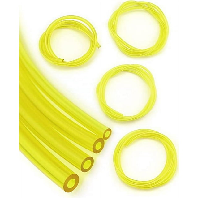 Juego de 4 mangueras de combustible, manguera de combustible, 2 x 3,5 mm, 2,5 x 5 mm, 3 x 5 mm, 3 x 6 mm para motosierras, sopladores, accesorios para cortacésped, 1 m