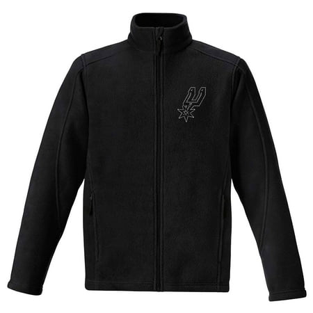 San Antonio Spurs Women's Rhinestone Full-Zip Fleece Jacket - Black