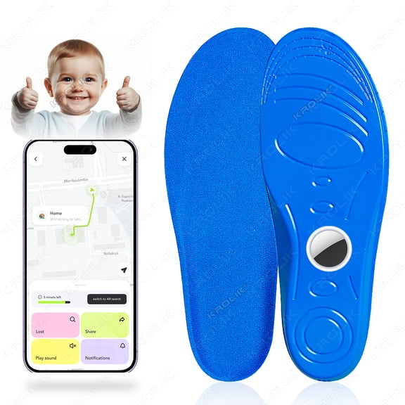 Hidden Airtag Shoe Inserts – Secure & Comfortable Tracking Insoles for Kids, Seniors & Active Lifestyles(No Airtag )