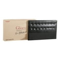 thumbnail image 6 of Glory Furniture Diamond Faux Leather Upholstered Queen Bed in Black, 6 of 7