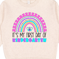 thumbnail image 3 of Inktastic Its My First Day of Kindergarten Toddler Sweatshirt, 3 of 4