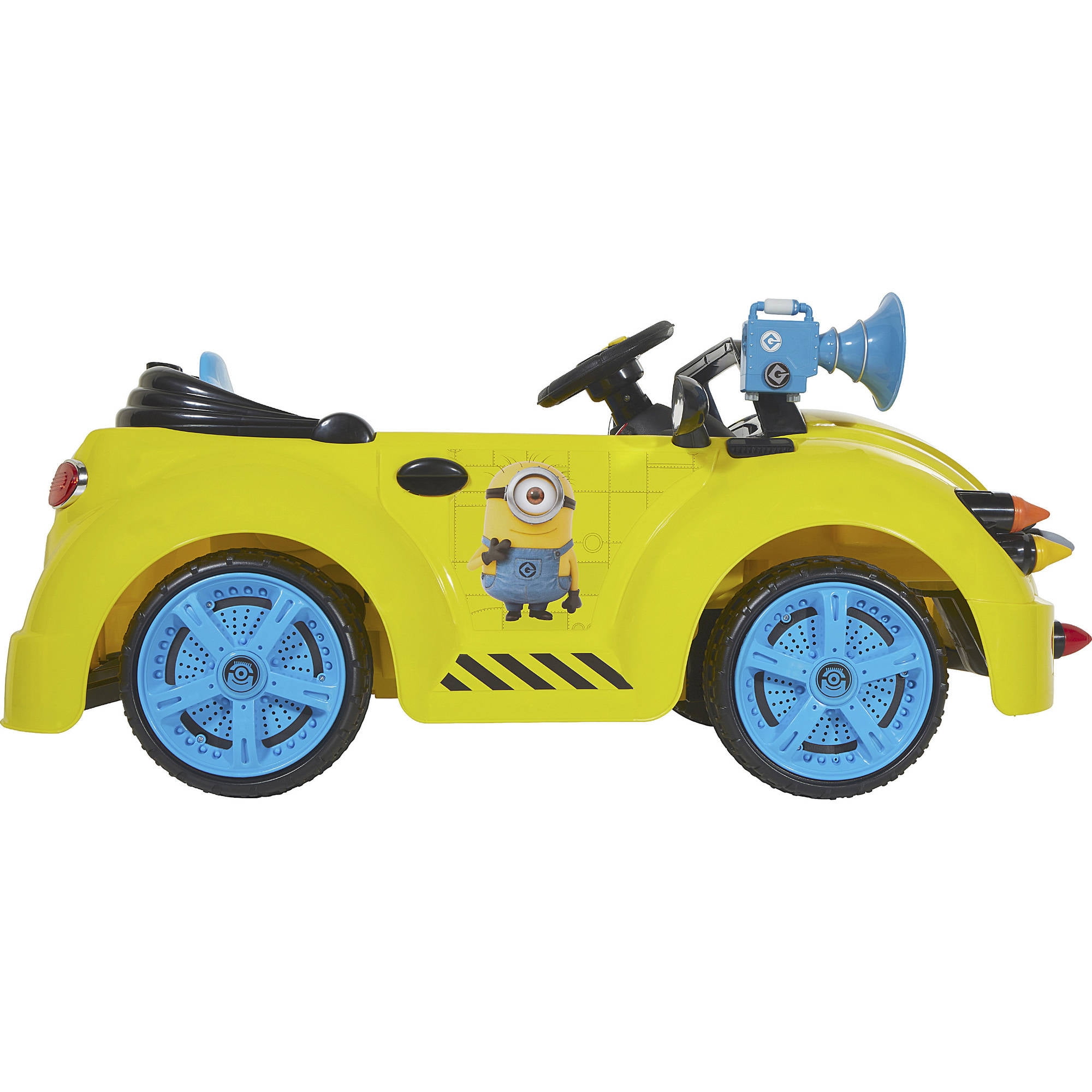 dynacraft minions rocket 6v battery powered car