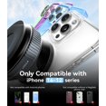 thumbnail image 7 of Car accessories 15W for MagSafe Car Mount Charger, Magnetic Wireless Car Phone Holder for iPhone 17 16 15 14 13 12 Pro Max, 360° Adjustable iPhone Charger for Car with USB C Car Charger Adapter, 7 of 7