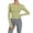 A-Light Green1413, variant on Womens Drawstring Ruched Athletic Top Thumb Hole Cropped Fit Gym Daily Tees