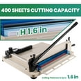 thumbnail image 4 of Packaging Guillotine Trimmer, 17 Inch Cutting Precision, High-Capacity Material Processing, A3 Paper Cutting Machine, Card Stock Slicer, Print House, Stationery Supplier, 4 of 9