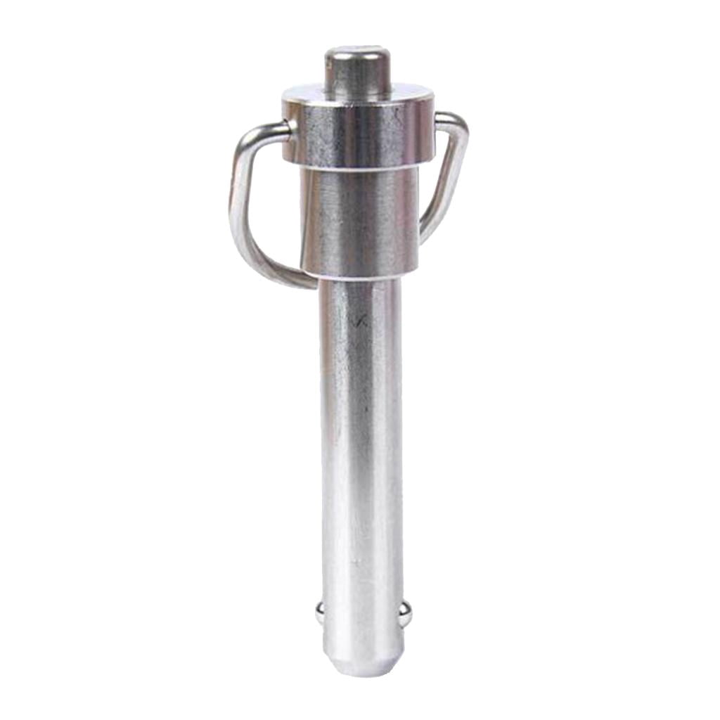 3 Pcs Stainless Steel Push Button Pins, Diameter 6mm, Length 15mm, Durable
