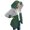 Green, variant on sweaters for women Women's Casual Fuzzy Open Front Hooded Splicing Draped With Pockets Cardigan Coat Women's Cardigan Pink XXL