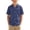 B Hawaiian Shirt, variant on Big Boys Casual Hawaiian Shirt Floral Print Summer Beach Button Down Shirts for Vacation Red Size 12-13Years