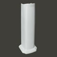 thumbnail image 2 of Renovators Supply Pedestal Sink Leg 26 3/4" Wide White Porcelain Bathroom Pedestal Sink Leg, 2 of 7