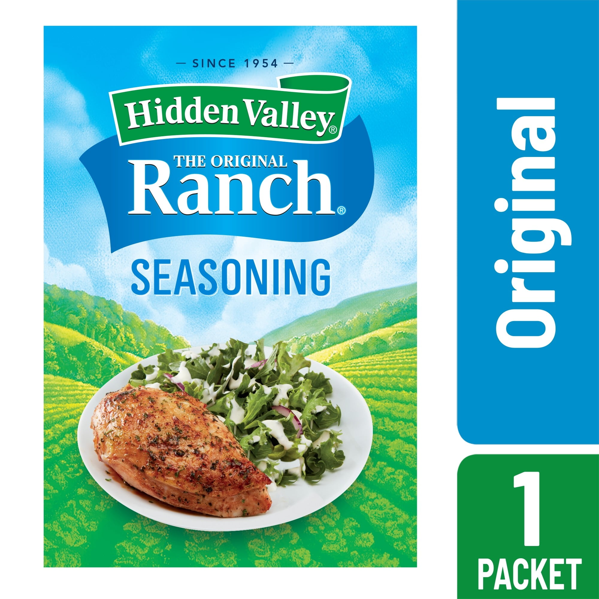 Hidden Valley Original Ranch Salad Dressing And Seasoning Mix Gluten Free 1 Packet Walmart