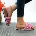 thumbnail image 5 of GJPBGK Women’s Boho Platform Slide Sandals Colorful Open-Toe Summer Flats for Walking, Vacation, Travel & Everyday Outfits, 5 of 6
