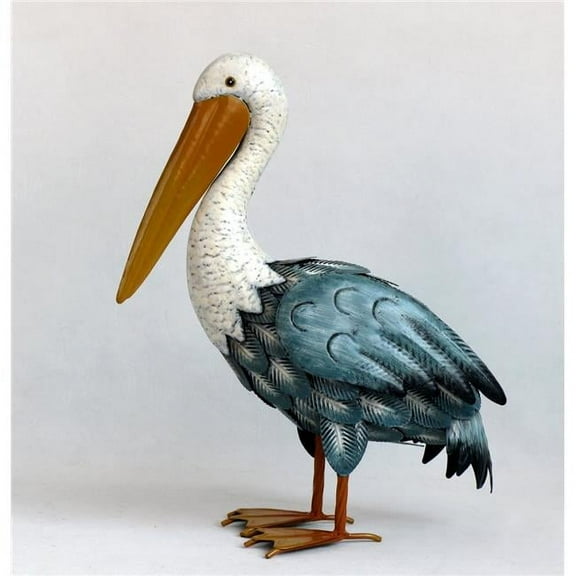 MDR Trading Inc. AI-GG9611_Q01 Standing Pelican Metal Statue