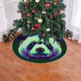 thumbnail image 2 of FMSHPON Panda Graphic Abstract Xmas Christmas Tree Skirt Stand Mat for Holiday Party Decoration Indoor Outdoor 48 inches, 2 of 3
