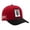 Watermelon Red, variant on Cotton Two Tone Curved Brim Baseball Hat Embroidered Patch Side Printed Text Adjustable Casual Sun Cap Outdoor Street Fishing Travel Sports Daily Wear Headwear Four Color Selection