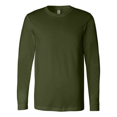 Bella + Canvas T-Shirts - Long Sleeve Long Sleeve Jersey Tee - Walmart.com