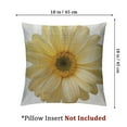 thumbnail image 4 of none Throw Pillow Cover Yellow Flower Sunflower Background - Soft Pillow Case for Decorative Bedroom/Livingroom/Sofa/Farm House - Couch Pillow Cushion Covers, 4 of 7