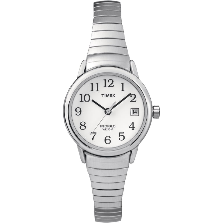 Timex Women's Easy Reader Date Silver Watch, 25mm photo 1