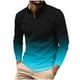 thumbnail image 2 of Blusa y camisa de manga larga con cuello vuelto para hombre, informal, con cuello vuelto, estampado, para fitness, deportiva, de manga larga, de poliéster, 2 of 5