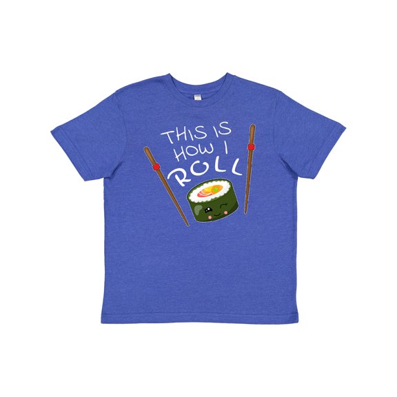 Inktastic This is How I Roll Cute Sushi Youth T-Shirt