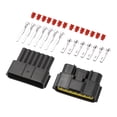 thumbnail image 1 of Conector de arnés de cableado automático de 7 pines Unique Bargains, conector macho hembra impermeable para Nissan, 1 juego, 1 of 6