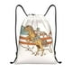thumbnail image 1 of Fotbe Vintage Wild West Cowboy Bolsa Mochila con Cordón Estampada, Bolsa de Gimnasio Deportiva, Bolsa Cinch, Bolsa con Cordón para Hombres y Mujeres-Medium, 1 of 6