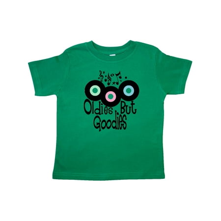 

Inktastic Oldies but Goodies Records and Music Notes Gift Toddler Boy or Toddler Girl T-Shirt