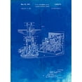 thumbnail image 2 of Borders, Cole 15x18 White Modern Wood Framed Museum Art Print Titled - PP959-Faded Blueprint Missile Launching System patent 1961 Wall Art Poster, 2 of 4