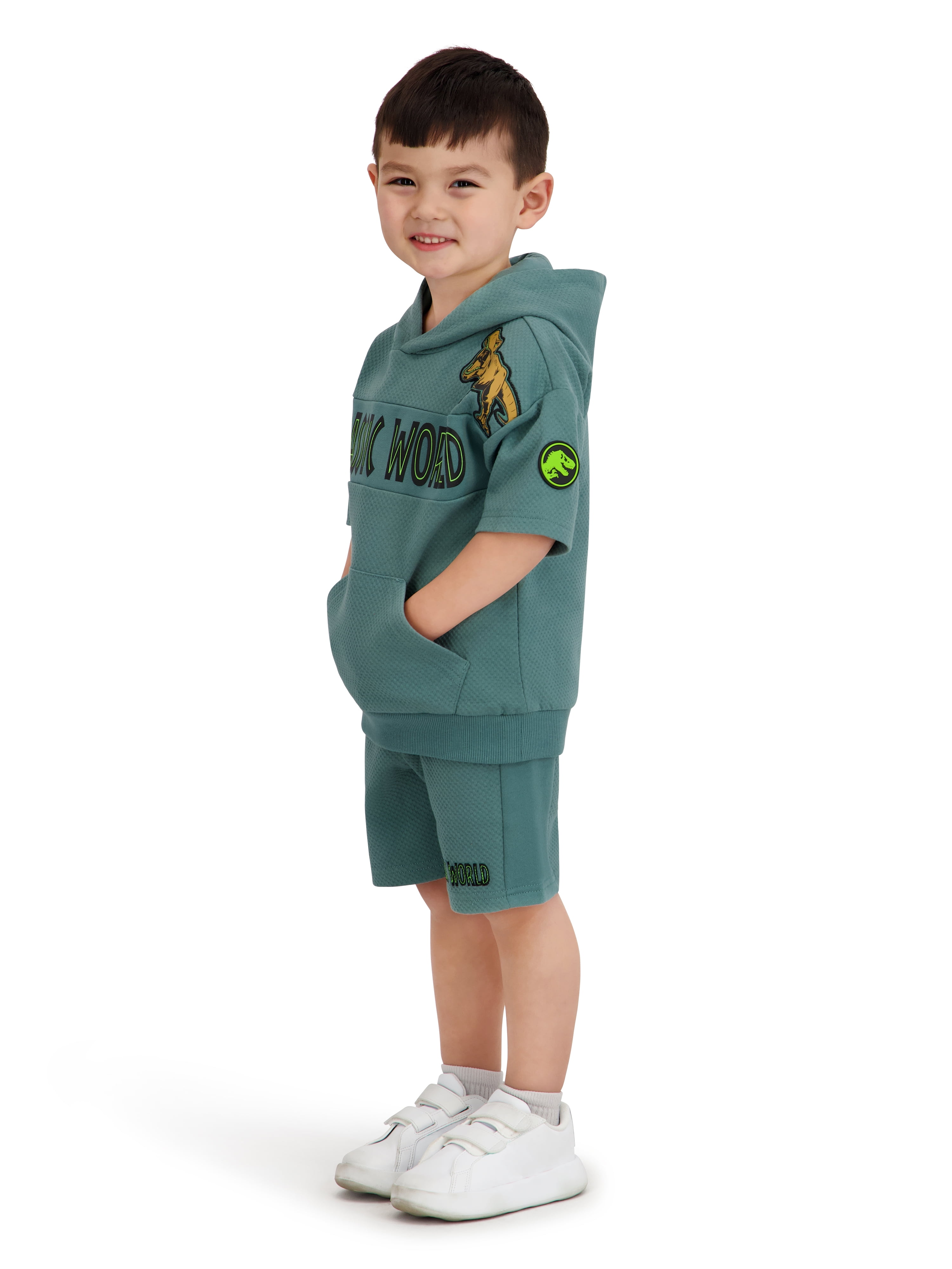 Jurassic World Toddler Boy Textured Knit Short Set, Sizes 12 Months-5T