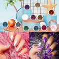 thumbnail image 4 of Beginners nail tool set full set of African 12 color loose powder nail art diamond decoration set No. 2, 4 of 4