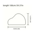thumbnail image 3 of 1pc, 1M Pvc Decorative Soft Line Mirror Border Binding Closure Line Gypsum Line Ceiling Line Background Wallpaper Self-adhesive Strip 39inch, 3 of 4