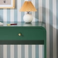 thumbnail image 6 of Walker Edison Modern Curve Design Writing Desk with Drawer, Green, 6 of 12