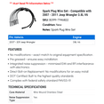 thumbnail image 2 of Spark Plug Wire Set - Compatible with 2007 - 2011 Jeep Wrangler 3.8L V6 2008 2009 2010, 2 of 2