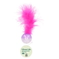 thumbnail image 6 of Vibrant Life Bell and Feather Lattice Ball Cat Toy, 6 of 8