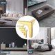 thumbnail image 5 of Juego de 4 patas para Muebles TANGJMXG patas de mesa triangulares de metal 13 cm, 5 of 5