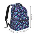 thumbnail image 2 of Balery Skull flower tie dye Mochila Escolar Impresa, Mochila Ligera para Viajes Casual, Mochila Duradera y Cómoda Multifuncional, Mochila para Laptop-One Size, 2 of 5